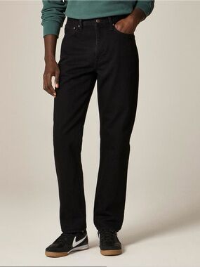 J.Crew Men's Classic Straight Jeans in Black Rinse.